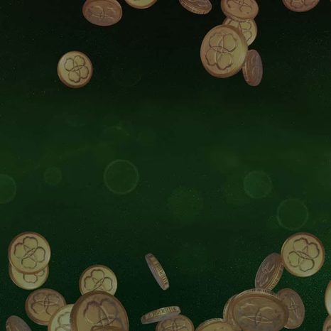 Lucky Emeralds slot — Horseshoe, clover and rainbow high-pay symbols