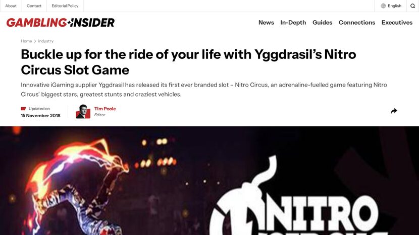 Nitro Circus — Game overview — official provider screenshot