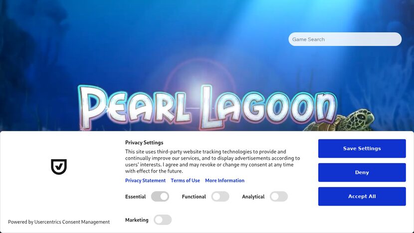 Pearl Lagoon — Theme, design and symbol layout