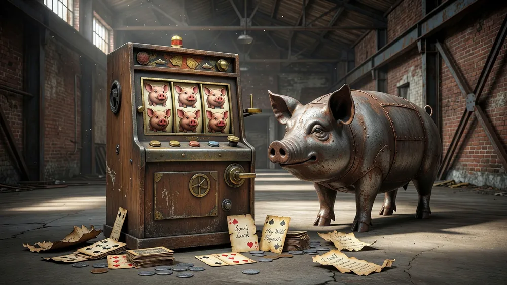 Pig Slots: What the Name Actually Refers To (2026 Guide) slot review theme illustration, AI-generated and not an in-game screenshot.