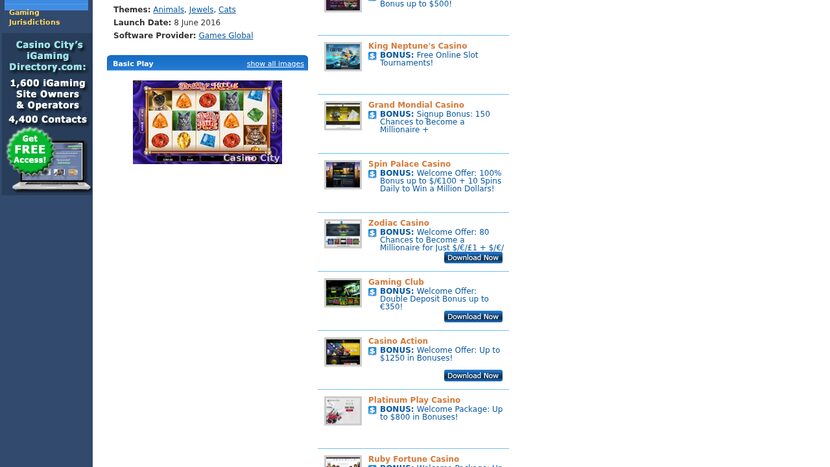 Pretty Kitty — Theme, design and symbol layout