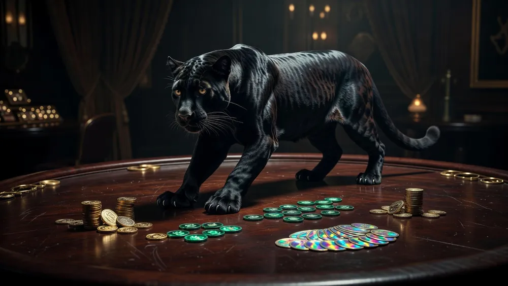 Prowling Panther Slots Review - 720 Ways to Win, Multiplier Wilds & Free Spins slot review theme illustration, AI-generated and not an in-game screenshot.