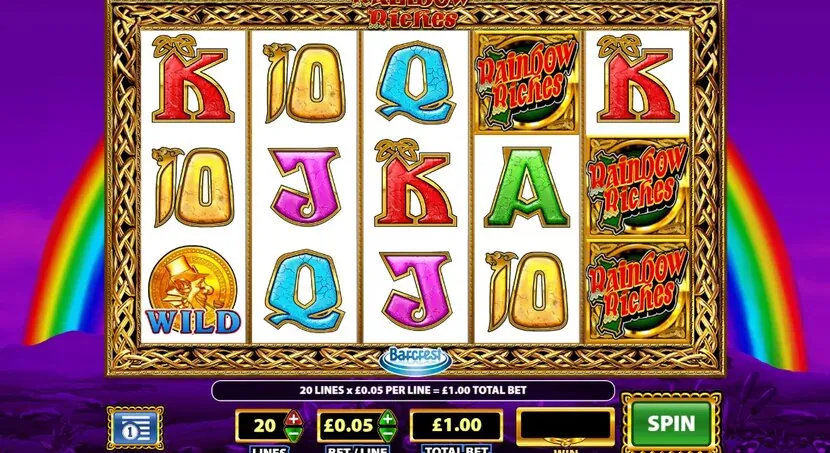 Rainbow Riches — gameplay screenshot