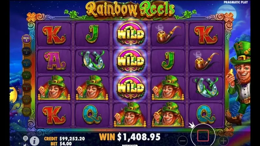 Rainbow Ryan slot — Bonus round / free-spins trigger
