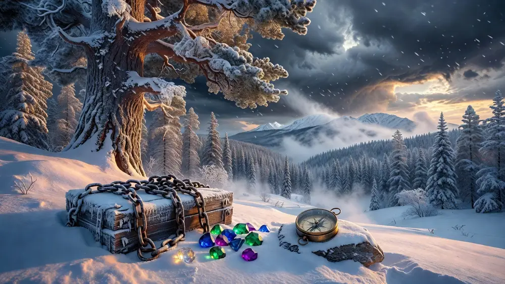 Siberian Storm Slots Review - 720 Ways, Free Spins & MultiWay Xtra slot review theme illustration, AI-generated and not an in-game screenshot.