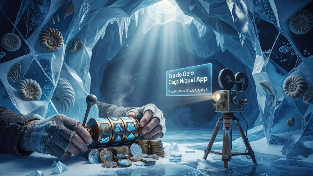 Slots de Gelo Review 2026: Era do Gelo Caça Níquel App, Virtual Credits & What It Actually Is slot review theme illustration, AI-generated and not an in-game screenshot.