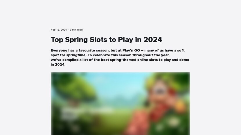 Spring Break — Bonus features and free spins in action