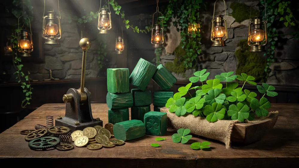 St Patrick's Day Slots: Which One Do You Actually Mean? slot review theme illustration, AI-generated and not an in-game screenshot.