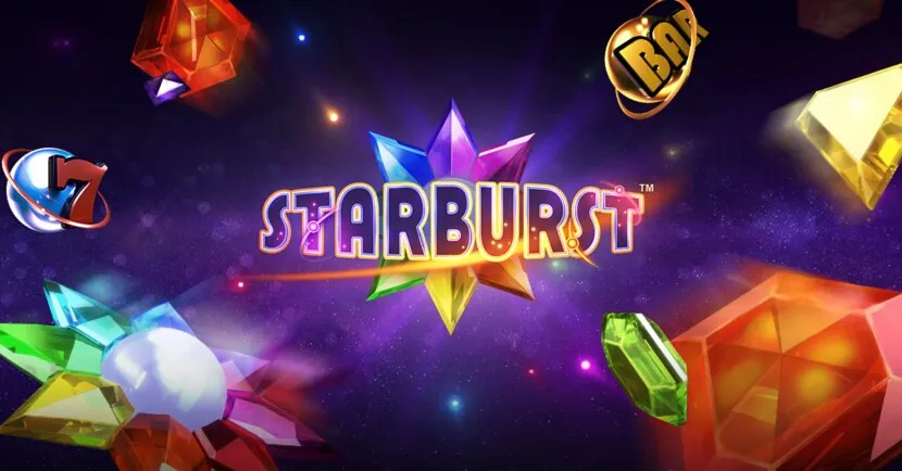 Starburst slot — Base game reels and win lines