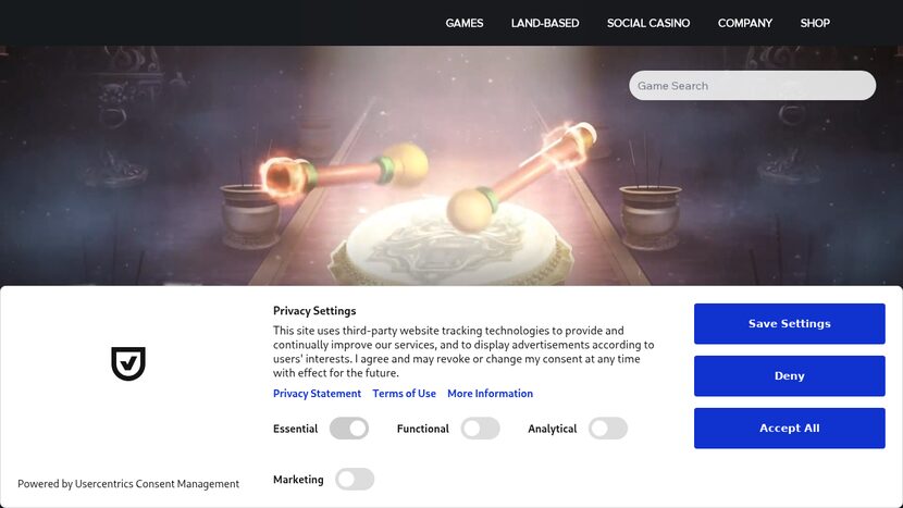 The Dark Joker Rizes — Game interface and provider view