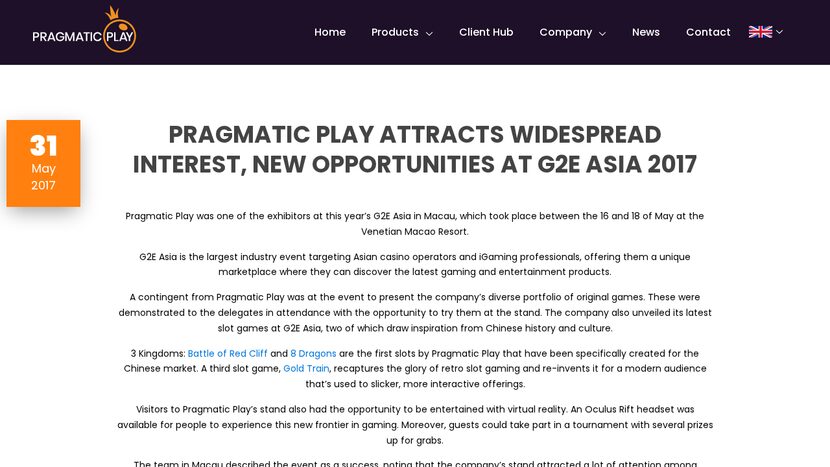 The Rift — Game overview — official provider screenshot