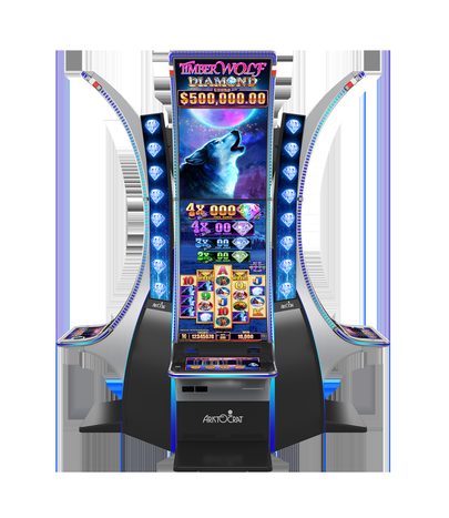 Timber Wolf slot — Pacific Northwest wilderness reel backdrop