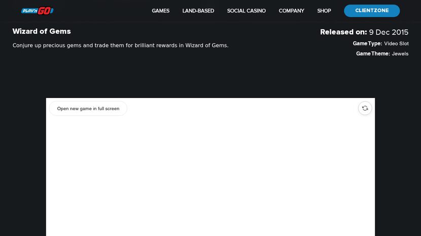 Wizard Of Gems — Theme, design and symbol layout