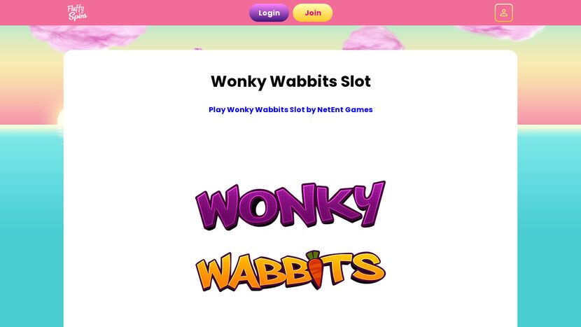 Wonky Wabbits — Game overview — official provider screenshot